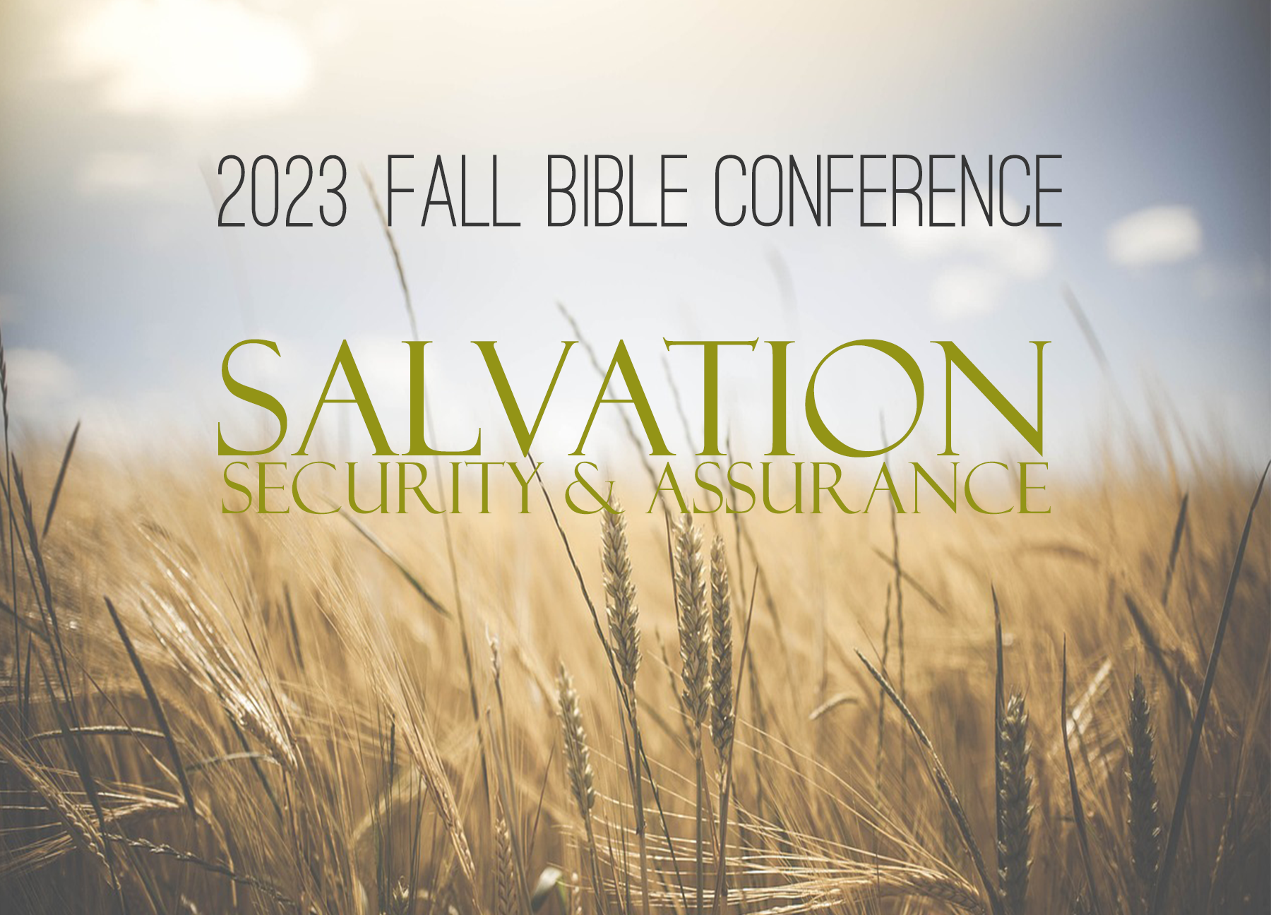 Fall Bible Conference 2023